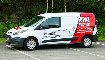 Our fleet of service vans are ready to solve your printing problems